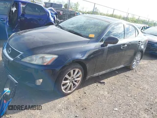 2008 Lexus IS 250 with VIN JTHCK262082023191, listed as a IAAI auction lot 42142085 with 227,697 mi miles. Bid and sale history available at carsss.com. Image 2.
