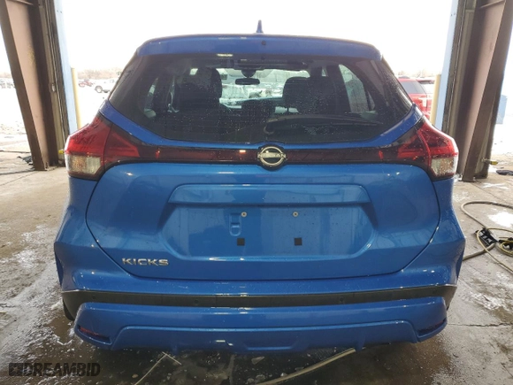 2023 Nissan Kicks S with VIN 3N1CP5BV9PL474821, listed as a Copart auction lot 46066045 with 23,030 mi miles and Salvage Title. Bid and sale history available at carsss.com. Image 6.