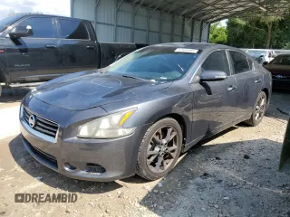 2012 Nissan Maxima SV with VIN 1N4AA5AP1CC848679, listed as a Copart auction lot 62846985 with 163,250 mi miles and Salvage title. Bid and sale history available at DreamBid. Image 1.
