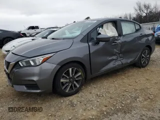 2021 Nissan Versa SV with VIN 3N1CN8EV7ML840998, listed as a Copart auction lot 44148665 with 67,989 mi miles and Salvage Title. Bid and sale history available at carsss.com. Image 1.