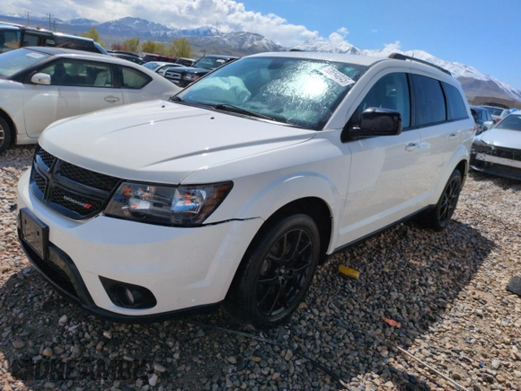 2019 Dodge Journey GT with VIN 3C4PDDEGXKT875575, listed as a Copart auction lot 53664045 with 65,268 mi miles and Salvage Title. Bid and sale history available at DreamBid. Image 1.