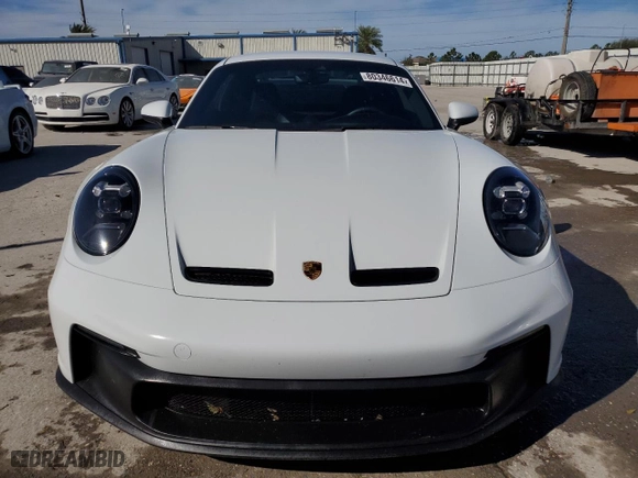 2022 Porsche 911 GT3 with VIN WP0AC2A90NS269776, listed as a Copart auction lot 80346614 with 0 mi miles and Non Repairable. Bid and sale history available at carsss.com. Image 5.