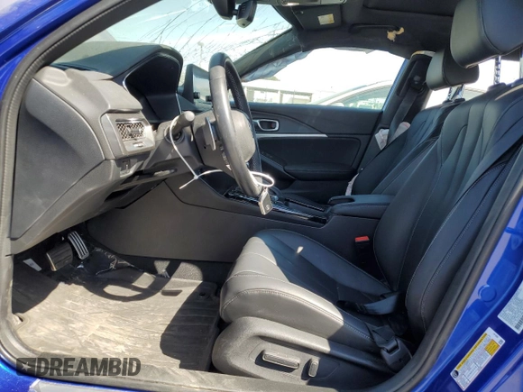 2023 Acura Integra w/A-Spec Package with VIN 19UDE4H38PA007485, listed as a Copart auction lot 71814614 with 13,992 mi miles and Salvage Title. Bid and sale history available at carsss.com. Image 7.