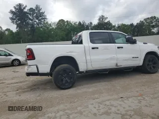 2025 Ram 1500 Big Horn с VIN 1C6RREFP6SN612912, выставлен на аукционе Copart как лот 51626725 с пробегом 3 886 миль миль и Списание • Salvage title. История ставок и продаж доступна на DreamBid. Изображение 3.