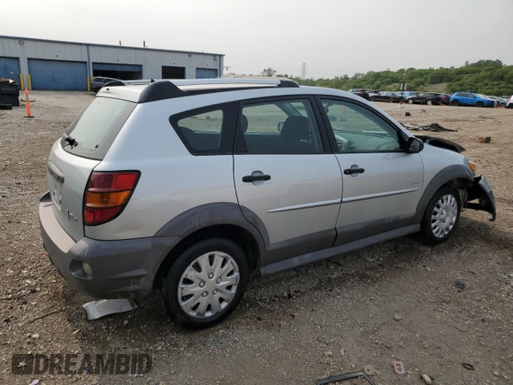 2006 Pontiac Vibe with VIN 5Y2SL65806Z403725, listed as a Copart auction lot 59271995 with 184,784 mi miles and Salvage title. Bid and sale history available at DreamBid. Image 3.