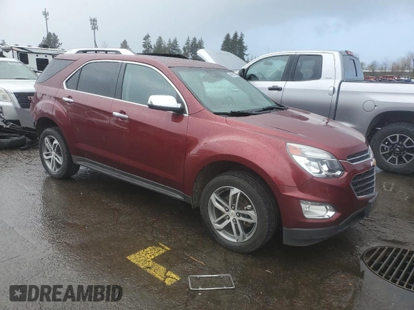2016 Chevrolet Equinox LTZ with VIN 2GNFLGE3XG6359782, listed as a Copart auction lot 46351765 with 79,492 mi miles and Salvage Title. Bid and sale history available at carsss.com. Image 4.