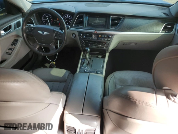 2015 Hyundai Genesis 5.0L with VIN KMHGN4JF1FU059727, listed as a Copart auction lot 70619204 with 129,881 mi miles and Clean Title. Bid and sale history available at carsss.com. Image 8.