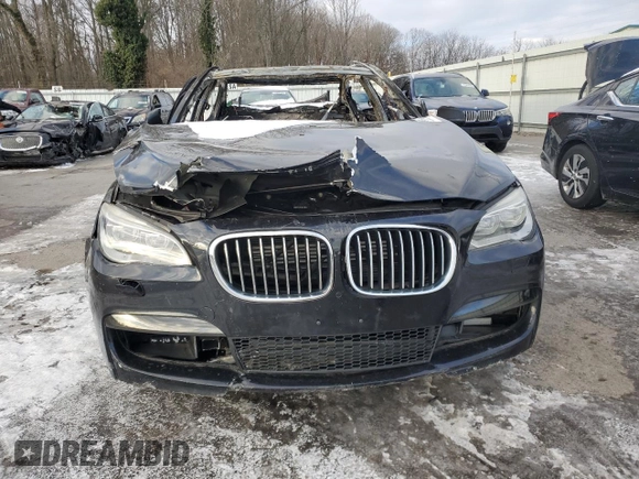 2014 BMW 7 Series ALPINA B7 xDrive with VIN WBAYF8C50ED142076, listed as a Copart auction lot 41521835 with Not Provided miles and Salvage Title. Bid and sale history available at DreamBid. Image 5.