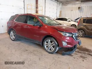2019 Chevrolet Equinox Premier z VIN 2GNAXYEX2K6251950, wystawiony jako IAAI lot #41651048 z przebiegiem 97 254 mil mil oraz . Historia ofert i sprzedaży dostępna na DreamBid. Obrazek 1.