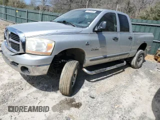 2006 Dodge Ram 2500 SLT with VIN 3D7KS28C86G141597, listed as a Copart auction lot 51074225 with 284,783 mi miles and Clean Title. Bid and sale history available at carsss.com. Image 1.