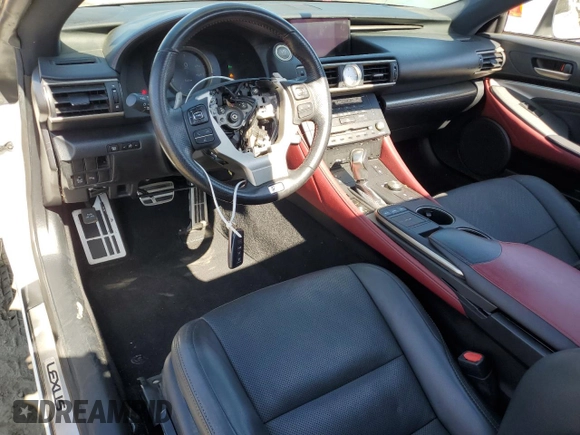 2017 Lexus RC 200t with VIN JTHHA5BC7H5007609, listed as a Copart auction lot 64089305 with 53,422 mi miles and Clean title. Bid and sale history available at DreamBid. Image 8.
