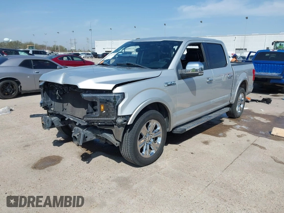 2018 Ford F-150 XL with VIN 1FTEW1C58JKC21417, listed as a IAAI auction lot 41776595 with 91,966 mi miles. Bid and sale history available at carsss.com. Image 2.