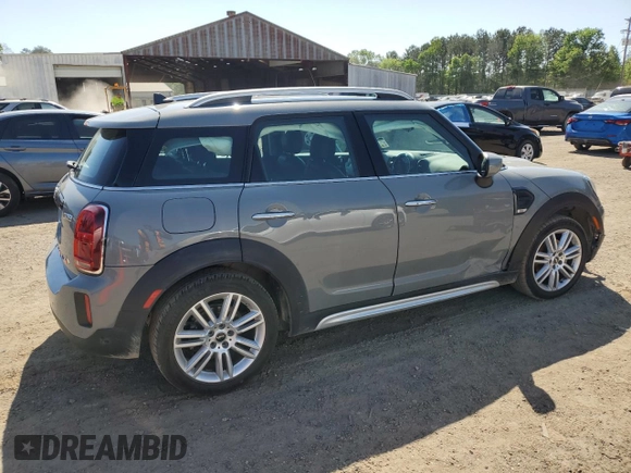 2022 MINI Countryman Oxford Edition with VIN WMZ23BR02N3N61756, listed as a Copart auction lot 52310665 with 85,638 mi miles and Salvage Title. Bid and sale history available at DreamBid. Image 3.