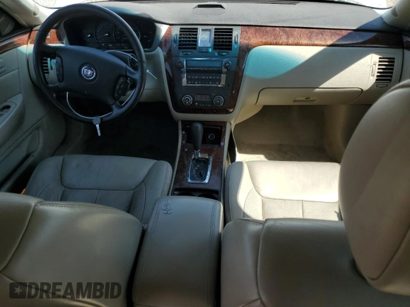 2007 Cadillac DTS Luxury I with VIN 1G6KD57YX7U178719, listed as a Copart auction lot 52872445 with 117,265 mi miles and Salvage Title. Bid and sale history available at DreamBid. Image 8.