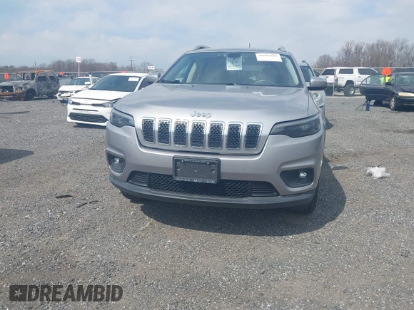 2019 Jeep Cherokee Latitude with VIN 1C4PJMCB4KD239465, listed as a IAAI auction lot 41849483 with 81,229 mi miles. Bid and sale history available at carsss.com. Image 12.