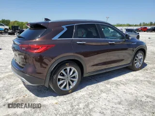 2020 Infiniti QX50 Luxe with VIN 3PCAJ5M15LF110372, listed as a Copart auction lot 48747493 with 27,641 mi miles and . Bid and sale history available at DreamBid. Image 3.