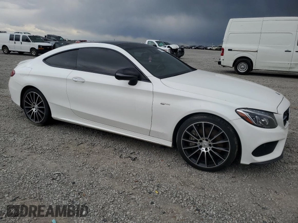 2018 Mercedes-Benz C 43 AMG with VIN WDDWJ6EB6JF650850, listed as a Copart auction lot 52498635 with 122,994 mi miles and Salvage title. Bid and sale history available at DreamBid. Image 4.