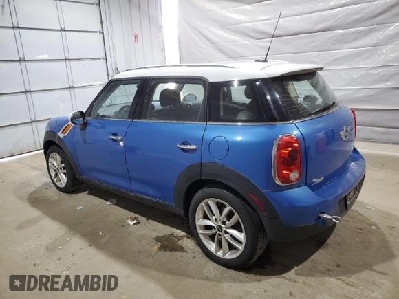 2011 MINI Countryman with VIN WMWZB3C54BWH94690, listed as a Copart auction lot 58988065 with 100,168 mi miles and Clean title. Bid and sale history available at DreamBid. Image 2.