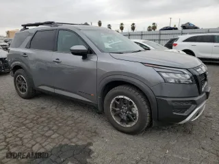 2024 Nissan Pathfinder Rock Creek with VIN 5N1DR3BD9RC240793, listed as a Copart auction lot 86364364 with 7,880 mi miles and Salvage Title. Bid and sale history available at carsss.com. Image 4.