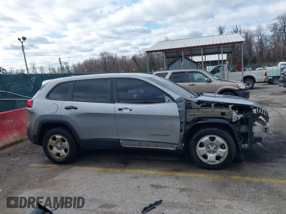 2014 Jeep Cherokee Sport with VIN 1C4PJLAB5EW268916, listed as a IAAI auction lot 41715729 with 116,544 mi miles and . Bid and sale history available at DreamBid. Image 14.