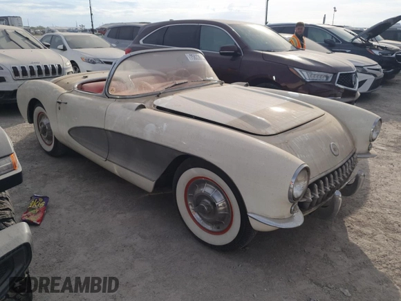 1956 Chevrolet Corvette с VIN E56S001613, выставлен на аукционе Copart как лот 75833614 с пробегом 5 646 миль миль и Списание • Salvage title. История ставок и продаж доступна на DreamBid. Изображение 4.