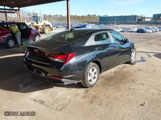 2021 Hyundai Elantra SE with VIN KMHLL4AG5MU195451, listed as a IAAI auction lot 41099908 with 20,388 mi miles. Bid and sale history available at carsss.com. Image 4.