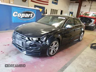 2015 Audi S3 2.0T Premium Plus with VIN WAUBFGFF0F1111952, listed as a Copart auction lot 52165413 with 80,827 mi miles. Bid and sale history available at carsss.com. Image 1.