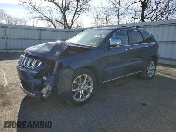 2021 Jeep Grand Cherokee Summit with VIN 1C4RJFJG8MC759390, listed as a Copart auction lot 45043434 with 33,376 mi miles. Bid and sale history available at carsss.com. Image 1.