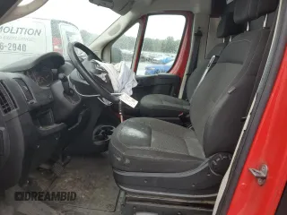 2018 Ram ProMaster Cargo with VIN 3C6URVHG9JE139419, listed as a Copart auction lot 72586384 with 56,539 mi miles and Salvage Title. Bid and sale history available at DreamBid. Image 7.