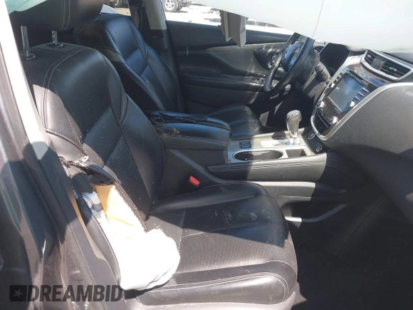 2018 Nissan Murano Platinum with VIN 5N1AZ2MH7JN182561, listed as a IAAI auction lot 42059371 with 94,859 mi miles and . Bid and sale history available at carsss.com. Image 5.
