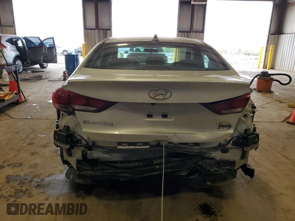 2018 Hyundai Elantra SEL with VIN 5NPD84LF8JH249832, listed as a Copart auction lot 53892665 with 38,809 mi miles and Salvage Title. Bid and sale history available at DreamBid. Image 6.