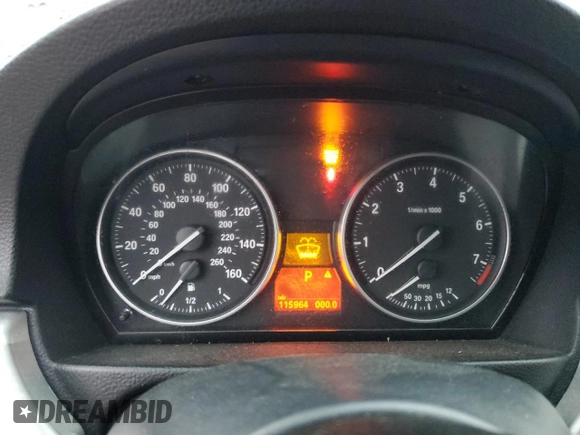 2011 BMW 3 Series 328i with VIN WBAPH7C53BE459842, listed as a Copart auction lot 84490114 with 115,964 mi miles and Clean Title. Bid and sale history available at DreamBid. Image 9.