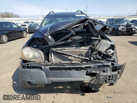 2004 Volvo XC90 with VIN YV1CM59H641078882, listed as a Copart auction lot 48968955 with 152,871 mi miles and Salvage Title. Bid and sale history available at carsss.com. Image 5.