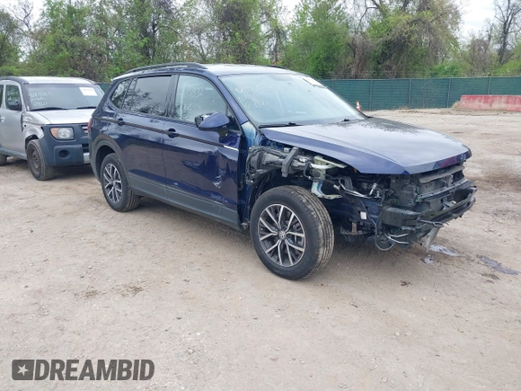 2021 Volkswagen Tiguan S с VIN 3VV1B7AX3MM150773, выставлен на аукционе IAAI как лот 42071532 с пробегом 45 284 миль миль и . История ставок и продаж доступна на DreamBid. Изображение 1.