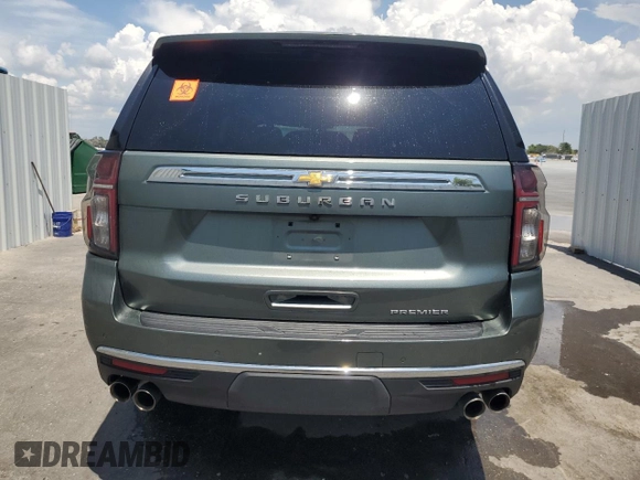 2023 Chevrolet Suburban Premier с VIN 1GNSCFKD5PR457726, выставлен на аукционе Copart как лот 58901525 с пробегом Не указан миль и На запчасти • Non repairable. История ставок и продаж доступна на DreamBid. Изображение 6.