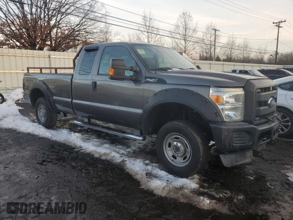 2013 Ford F-250 XL with VIN 1FT7X2B67DEB89309, listed as a Copart auction lot 44760905 with 269,587 mi miles and Salvage Title. Bid and sale history available at DreamBid. Image 4.
