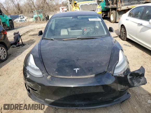 2018 Tesla Model 3 Long Range Battery with VIN 5YJ3E1EAXJF015971, listed as a Copart auction lot 47743665 with 94,064 mi miles and Salvage Title. Bid and sale history available at DreamBid. Image 5.