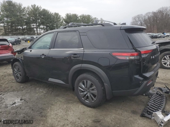 2024 Nissan Pathfinder SV with VIN 5N1DR3BD8RC260405, listed as a Copart auction lot 87726745 with 0 mi miles and Salvage Title. Bid and sale history available at carsss.com. Image 2.