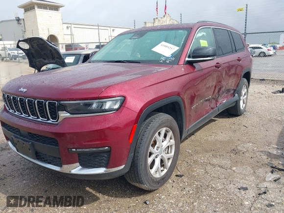 2021 Jeep Grand Cherokee Limited z VIN 1C4RJKBGXM8161859, wystawiony jako IAAI lot #41889257 z przebiegiem 46 965 mil mil oraz . Historia ofert i sprzedaży dostępna na DreamBid. Obrazek 2.