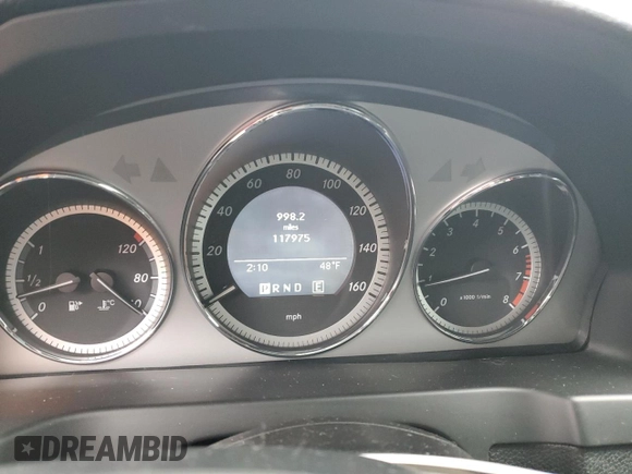 2011 Mercedes-Benz C 300 Sport with VIN WDDGF8BB6BR159832, listed as a Copart auction lot 85197364 with 117,975 mi miles and Salvage title. Bid and sale history available at DreamBid. Image 9.