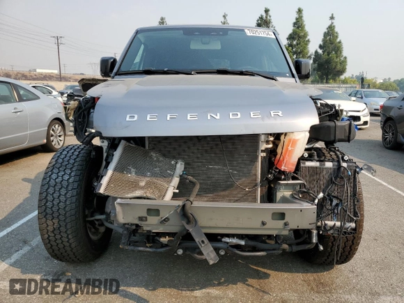 2020 Land Rover Defender S with VIN SALEJEEX5L2015665, listed as a Copart auction lot 70251754 with 27,381 mi miles and Salvage title. Bid and sale history available at DreamBid. Image 5.
