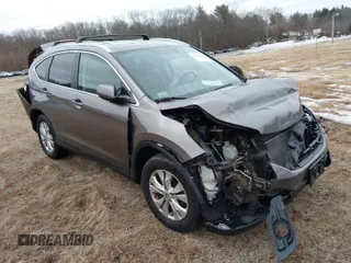 2013 Honda CR-V EX-L with VIN 5J6RM4H72DL001041, listed as a IAAI auction lot 41671769 with 153,229 mi miles. Bid and sale history available at carsss.com. Image 1.