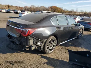 2018 Acura RLX Sport Hybrid w/Advance Pkg with VIN JH4KC2F96JC000410, listed as a Copart auction lot 75607004 with 128,664 mi miles and Salvage Title. Bid and sale history available at carsss.com. Image 3.