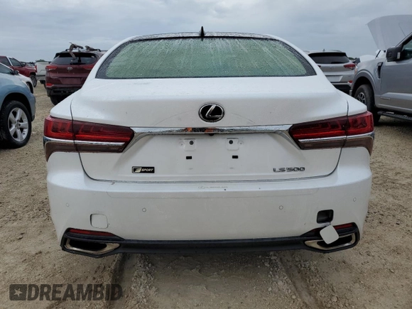 2019 Lexus LS with VIN JTHB51FF8K5006953, listed as a Copart auction lot 74186594 with 0 mi miles and Non Repairable. Bid and sale history available at carsss.com. Image 6.