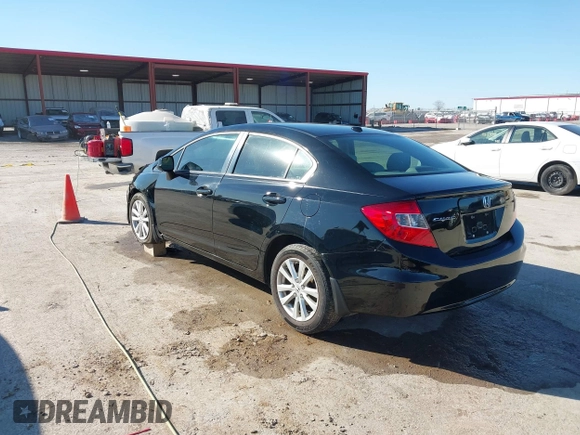 2012 Honda Civic EX-L with VIN 19XFB2F90CE004423, listed as a IAAI auction lot 41653412 with 173,662 mi miles and . Bid and sale history available at DreamBid. Image 3.