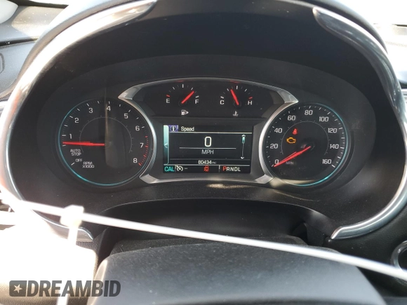 2018 Chevrolet Malibu LT with VIN 1G1ZD5ST3JF199729, listed as a Copart auction lot 53581055 with 80,434 mi miles and Salvage Title. Bid and sale history available at DreamBid. Image 9.