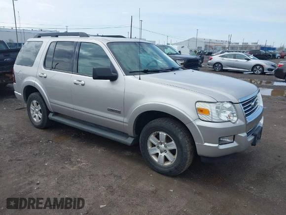 2008 Ford Explorer XLT with VIN 1FMEU73E38UA93462, listed as a IAAI auction lot 41938988 with 188,141 mi miles and . Bid and sale history available at DreamBid. Image 1.