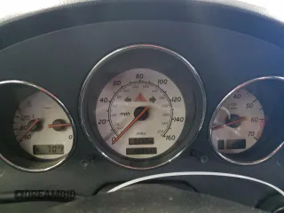 2003 Mercedes-Benz SLK 320 with VIN WDBKK65F83F280656, listed as a Copart auction lot 79158954 with 99,413 mi miles and Salvage title. Bid and sale history available at DreamBid. Image 9.
