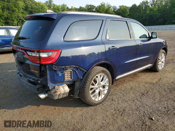2016 Dodge Durango Limited с VIN 1C4RDHDG5GC322465, выставлен на аукционе Copart как лот 60064355 с пробегом 68 285 миль миль и Списание • Salvage title. История ставок и продаж доступна на DreamBid. Изображение 3.