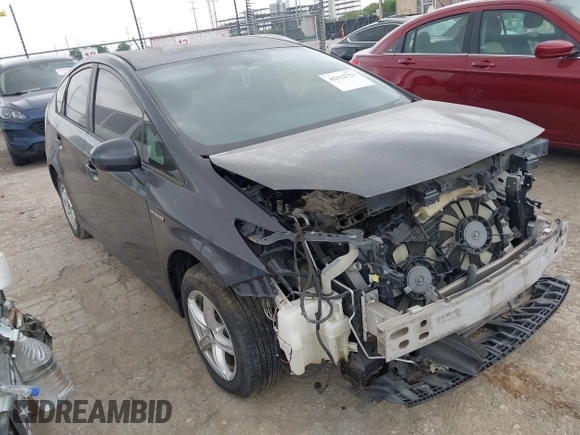2010 Toyota Prius II with VIN JTDKN3DU8A1065263, listed as a IAAI auction lot 42112721 with 1 mi miles. Bid and sale history available at carsss.com. Image 1.